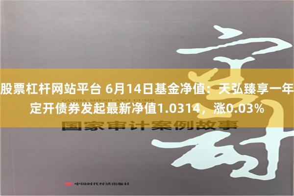 股票杠杆网站平台 6月14日基金净值：天弘臻享一年定开债券发起最新净值1.0314，涨0.03%