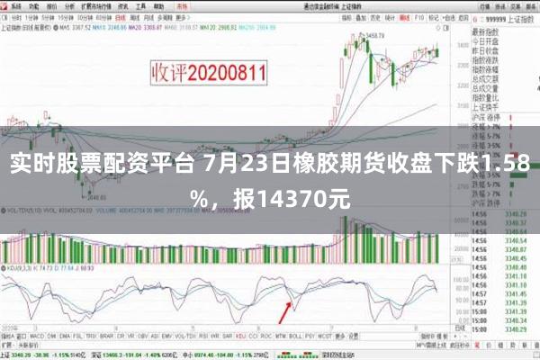 实时股票配资平台 7月23日橡胶期货收盘下跌1.58%，报14370元