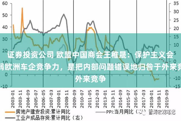 证券投资公司 欧盟中国商会王稚晟：保护主义会削弱欧洲车企竞争力，是把内部问题错误地归咎于外来竞争