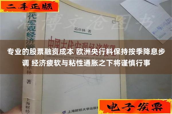 专业的股票融资成本 欧洲央行料保持按季降息步调 经济疲软与粘性通胀之下将谨慎行事