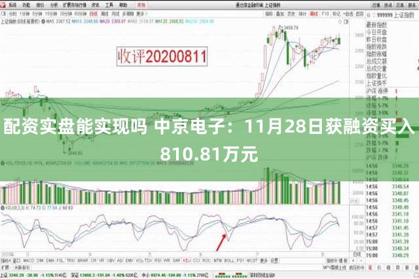 配资实盘能实现吗 中京电子：11月28日获融资买入810.81万元