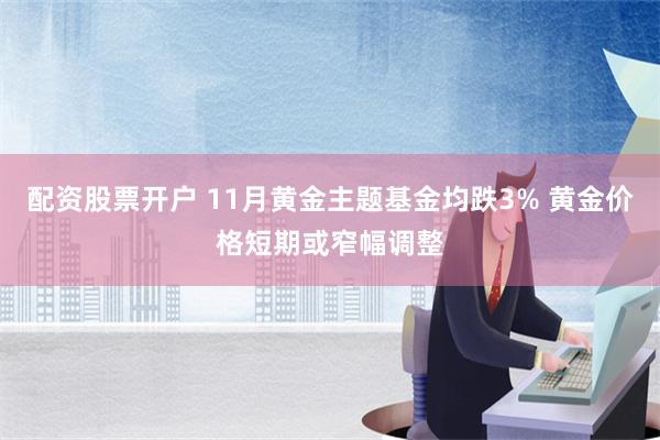 配资股票开户 11月黄金主题基金均跌3% 黄金价格短期或窄幅调整